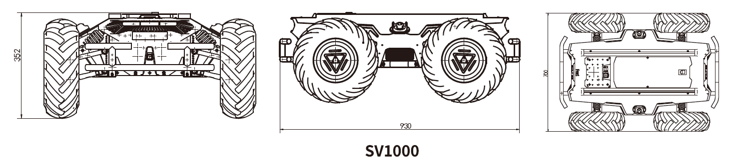 SV1000 尺寸图表